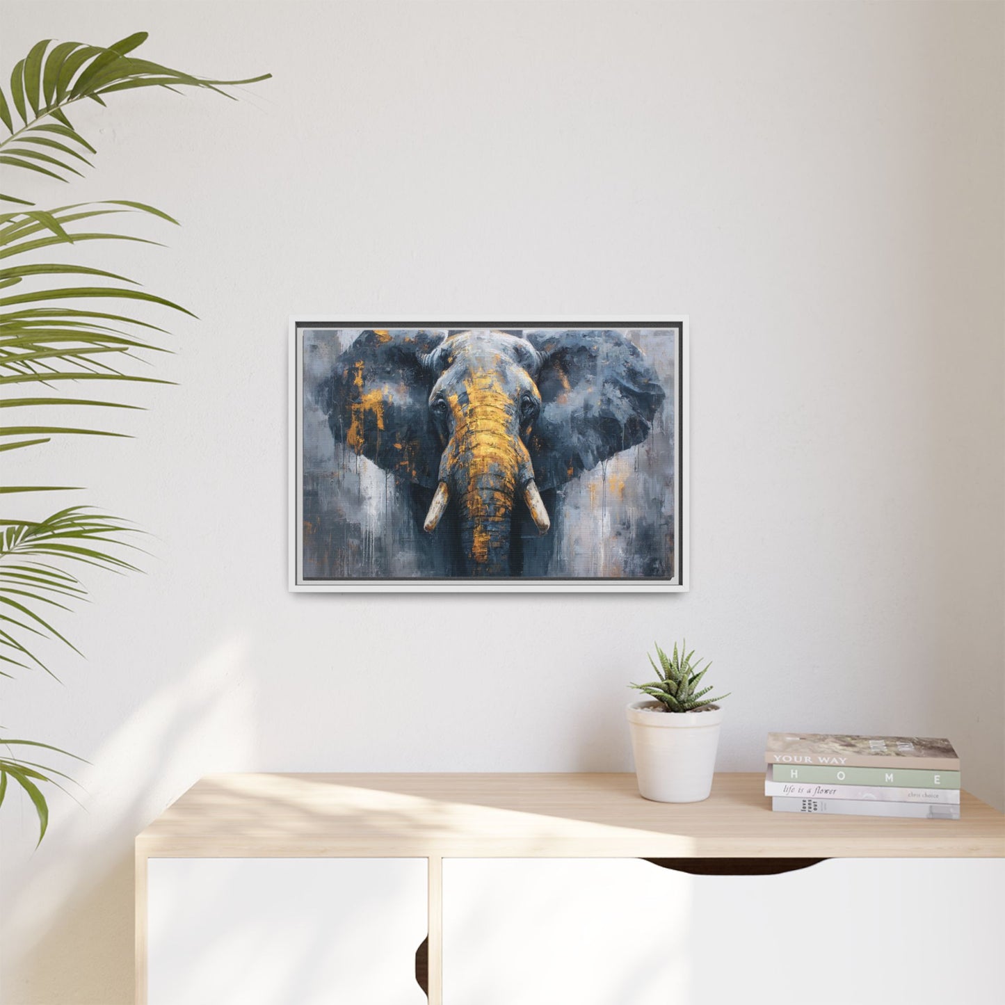 Majestic Elephant Wall Art - Abstract Animal Decor