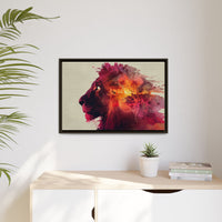 Majestic Lion Watercolor Art | Vibrant Animal Portrait