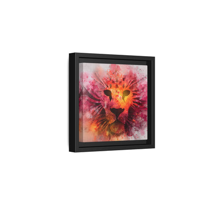 Vibrant Lion Artwork – Bold Watercolor Print
