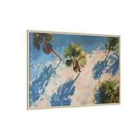 Tropical Palm Trees Artwork | Vibrant Coastal Landscape