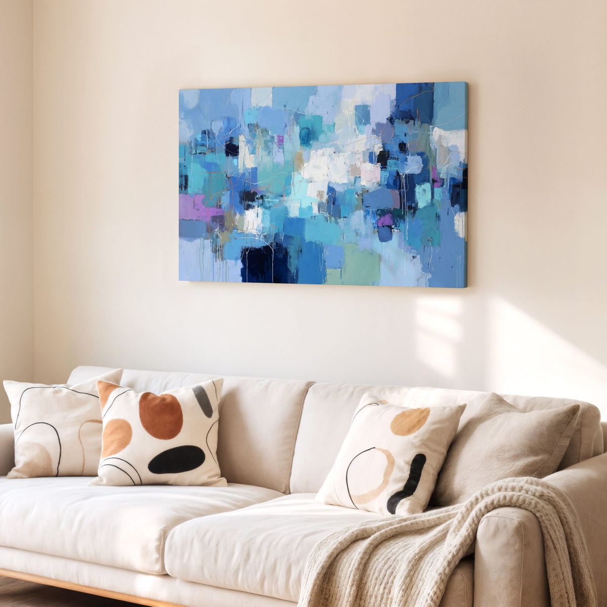 Abstract Blue Canvas Wall Art — product image 8