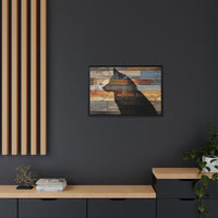 Rustic Wolf Silhouette Wall Art | Nature Inspired Decor