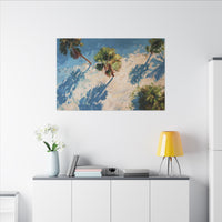 Tropical Palm Trees Artwork | Vibrant Coastal Landscape