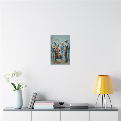 Colorful Jazz Musicians Art for Music Enthusiasts