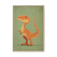 Whimsical Dinosaur Illustration Art for Kids' Rooms