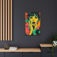 Surreal Pop Art Woman – Vibrant Modern Wall Art