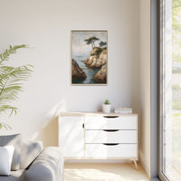 Serene Seaside Landscape Art - Tranquil Coastal Decor