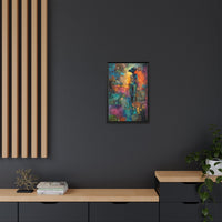 Abstract Cowgirl Art | Colorful Canvas Artwork
