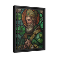 Saint Artwork | Irish Heritage Art | Traditional Green Tones