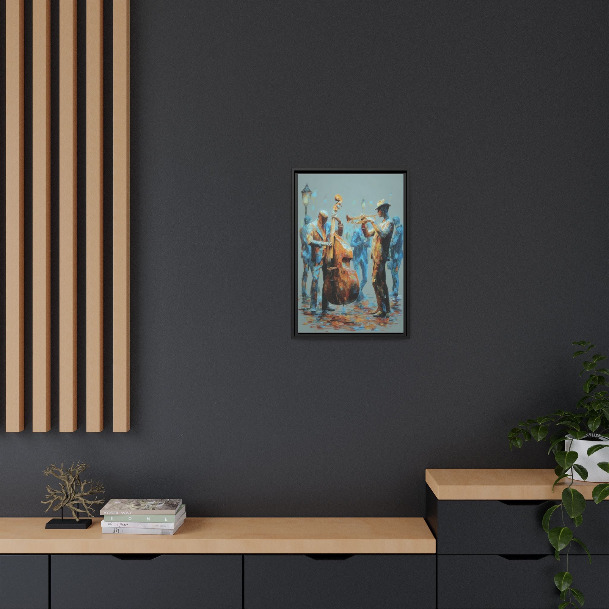 Colorful Jazz Musicians Art for Music Enthusiasts