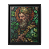 Saint Artwork | Irish Heritage Art | Traditional Green Tones