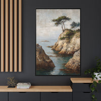 Serene Seaside Landscape Art - Tranquil Coastal Decor