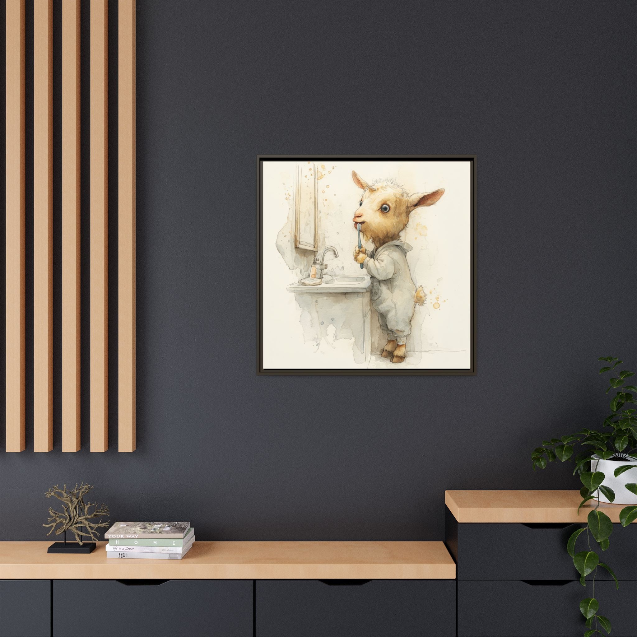 Whimsical Goat Art | Perfect for Children's Rooms