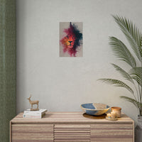 Majestic Lion Watercolor Art | Vibrant Animal Portrait