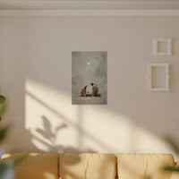 Nativity Scene Art Print - Warm Family Vibes