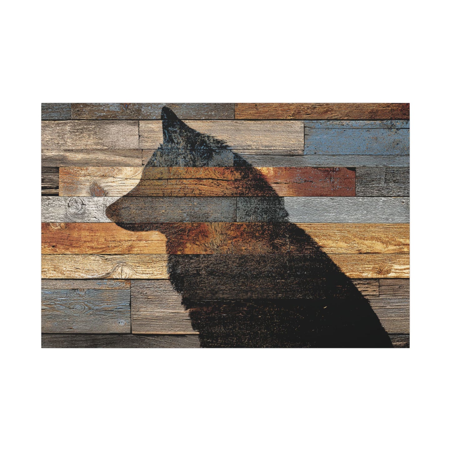 Rustic Wolf Silhouette Wall Art | Nature Inspired Decor