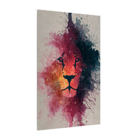 Majestic Lion Watercolor Art | Vibrant Animal Portrait