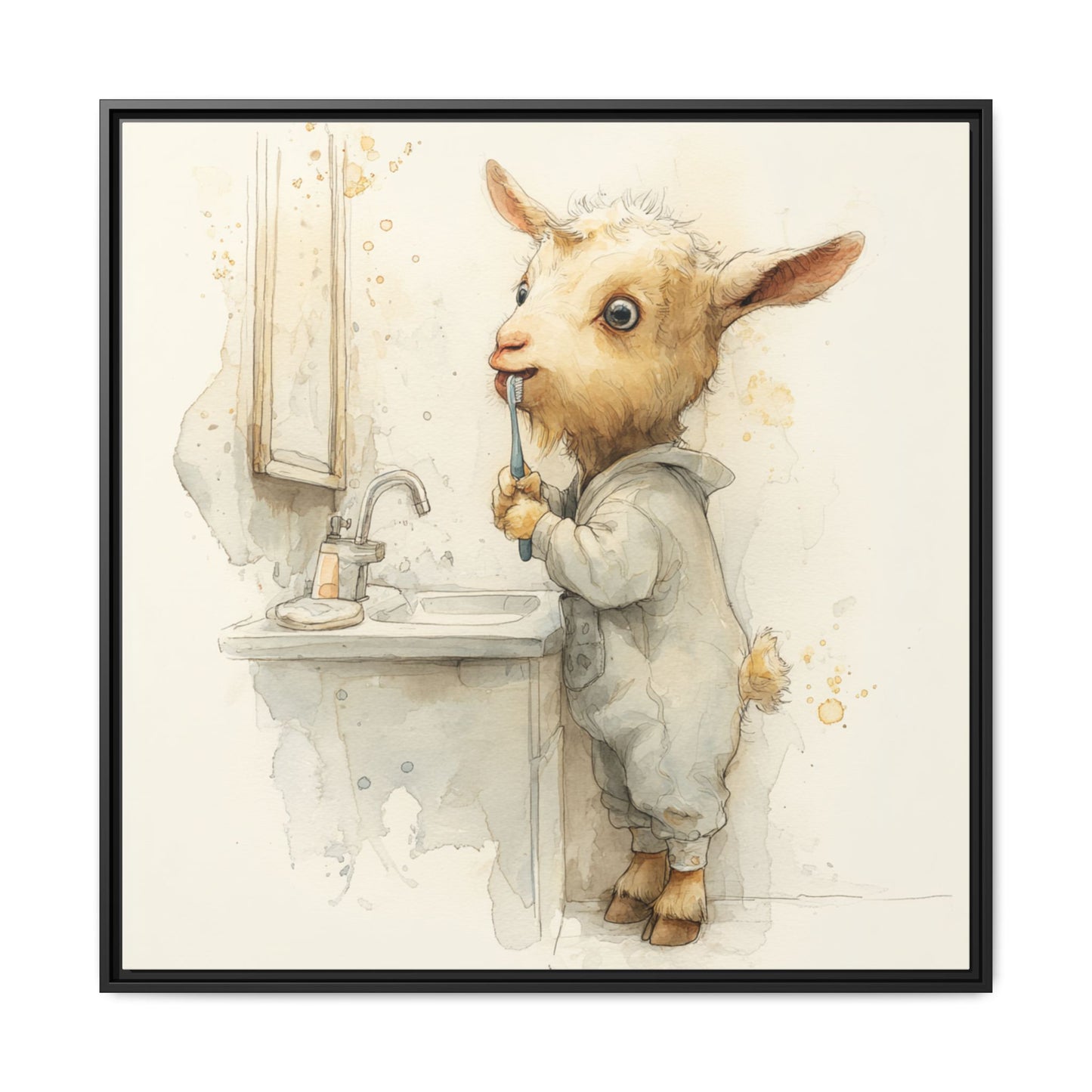 Whimsical Goat Art | Perfect for Children's Rooms