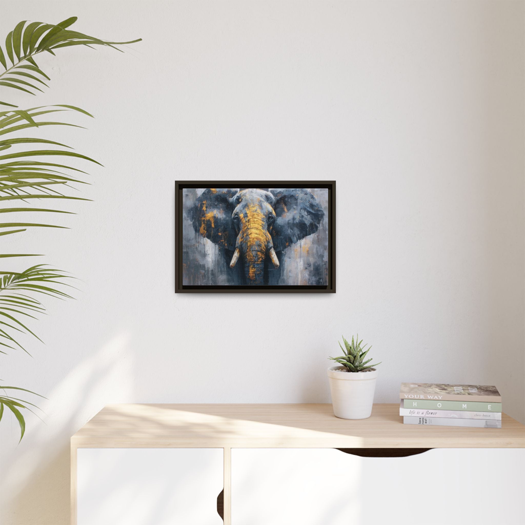 Majestic Elephant Wall Art - Abstract Animal Decor