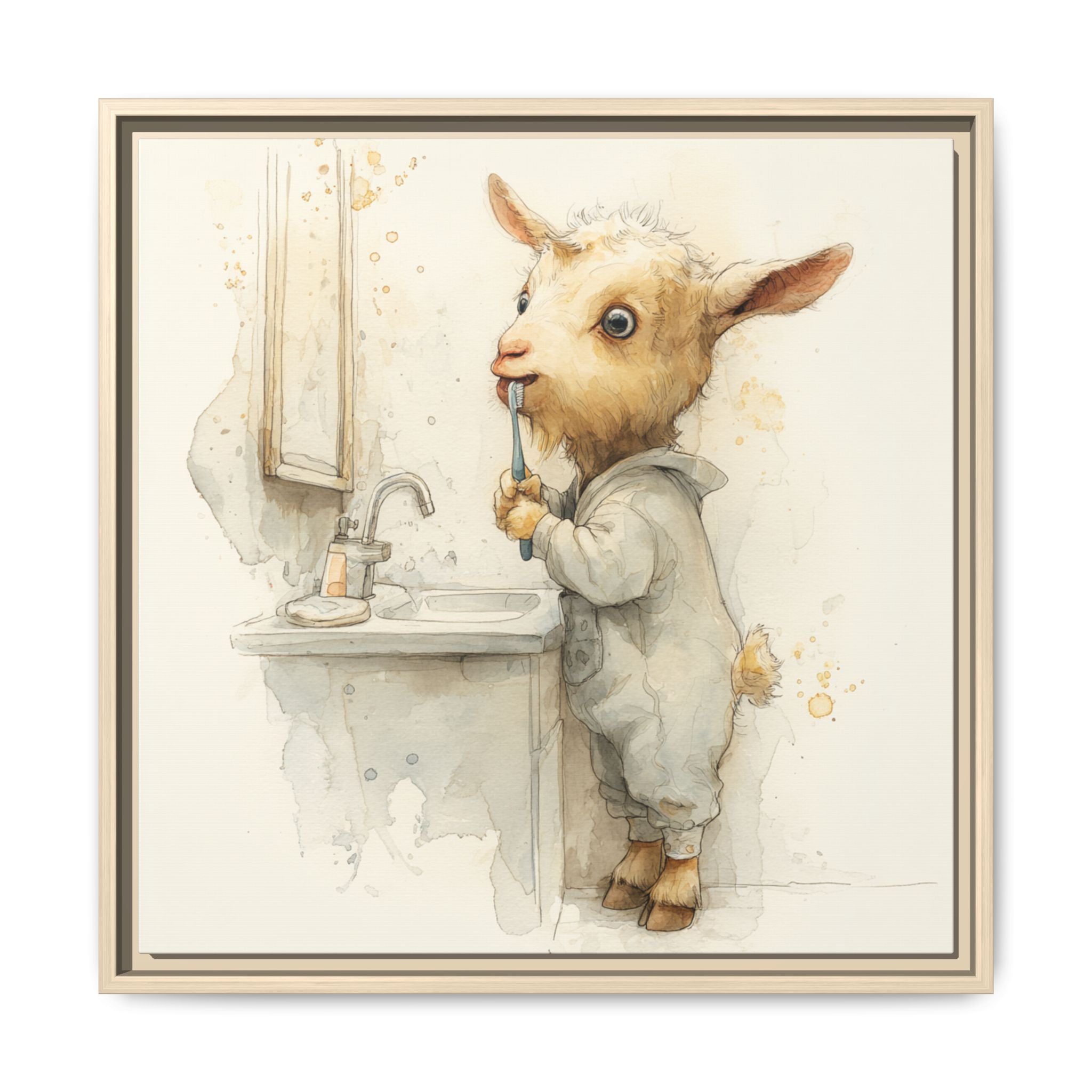 Whimsical Goat Art | Perfect for Children's Rooms
