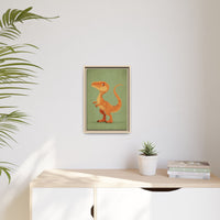 Whimsical Dinosaur Illustration Art for Kids' Rooms