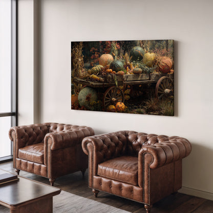Autumn Harvest Canvas Print – styled room view 8