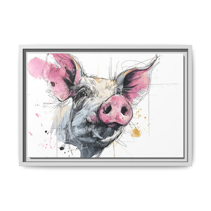 Whimsical Pig Art Print