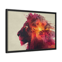 Majestic Lion Watercolor Art | Vibrant Animal Portrait