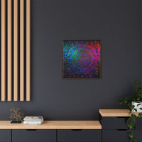 Aztec Mandala Wall Art - Colorful Cultural Decor