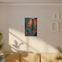 Abstract Cowgirl Art | Colorful Canvas Artwork
