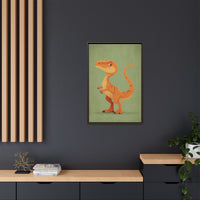 Whimsical Dinosaur Illustration Art for Kids' Rooms