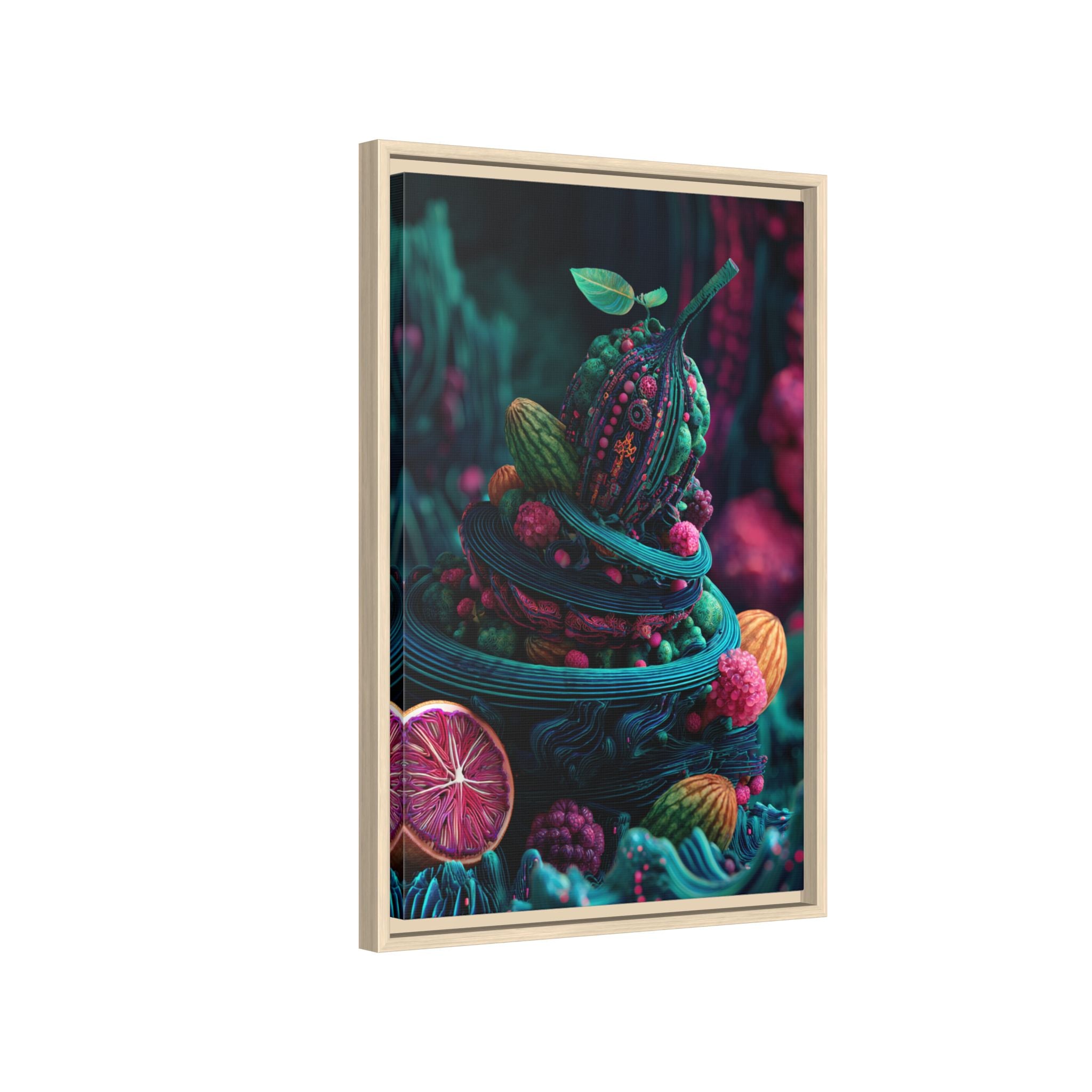 Surreal Fruit Fantasy Art - Vibrant Digital Design