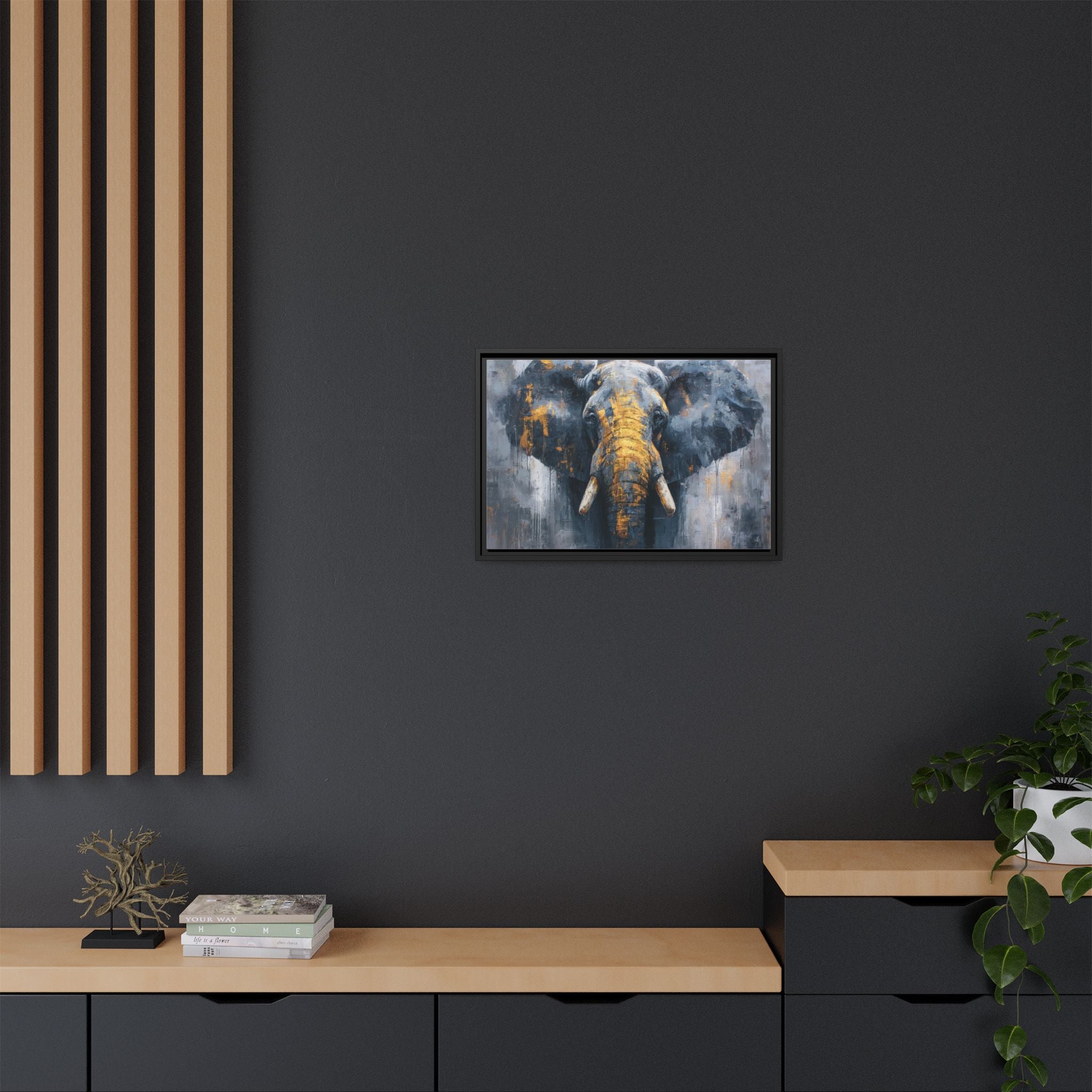 Majestic Elephant Wall Art - Abstract Animal Decor