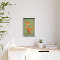 Whimsical Dinosaur Illustration Art for Kids' Rooms