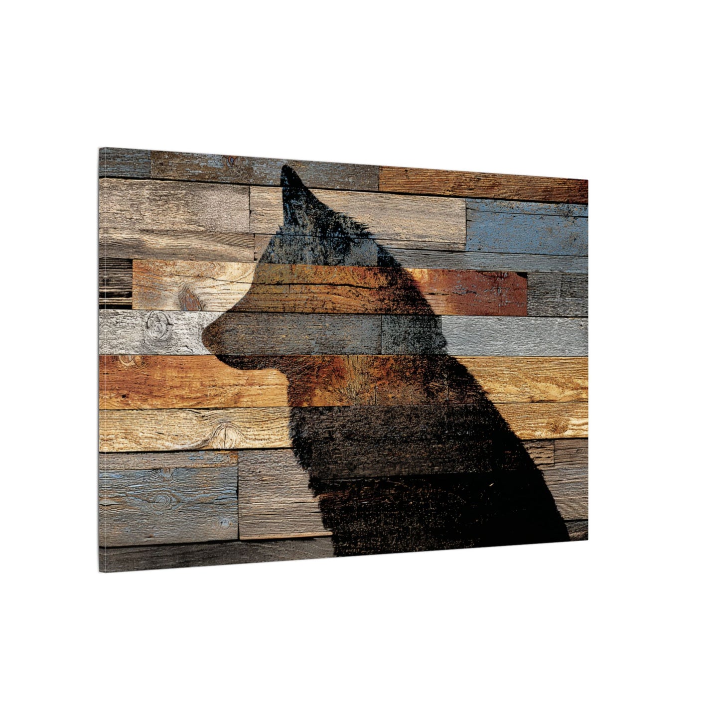 Rustic Wolf Silhouette Wall Art | Nature Inspired Decor