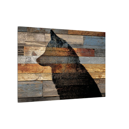 Rustic Wolf Silhouette Wall Art | Nature Inspired Decor