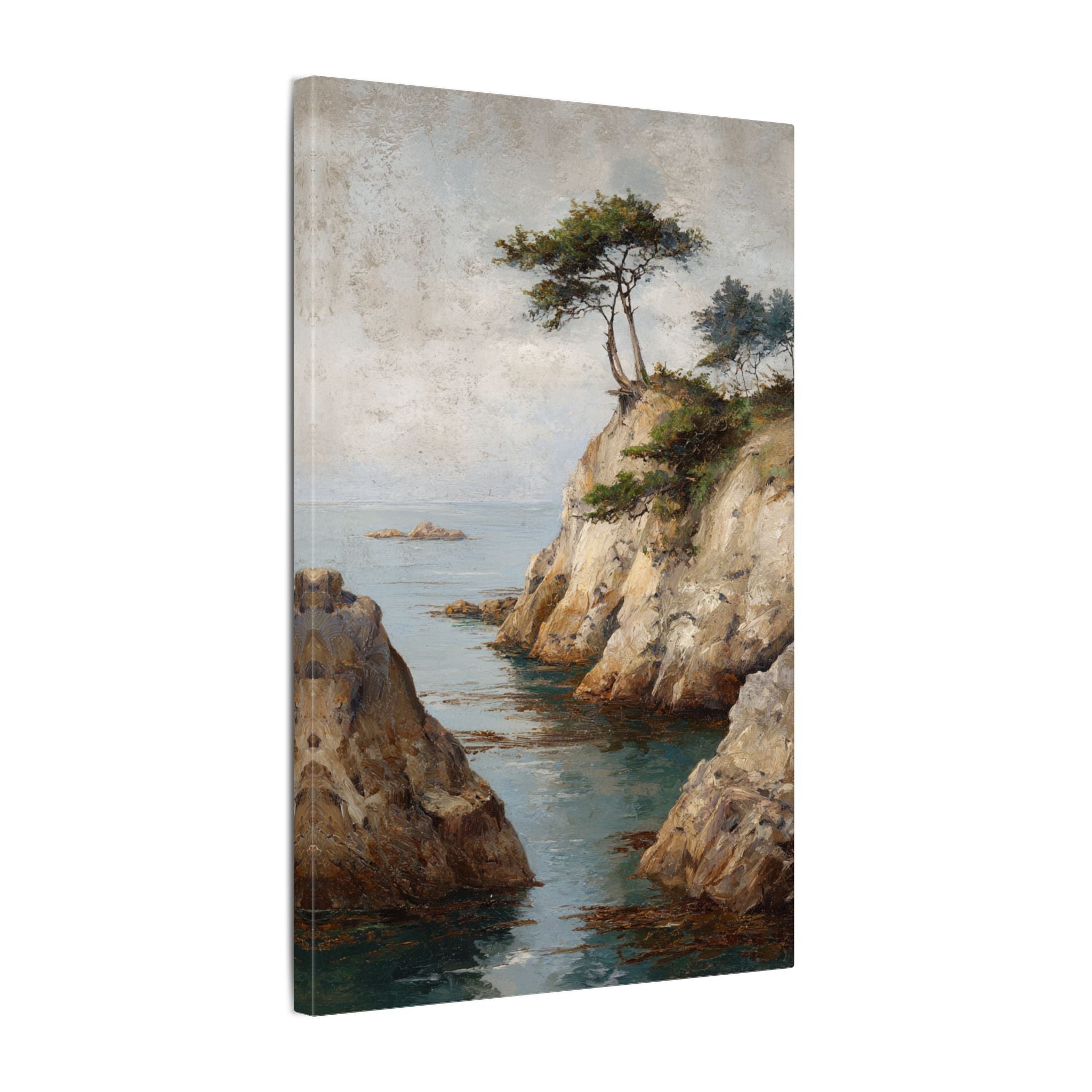 Tranquil Coastal Landscape Art - Soothing Wall Decor