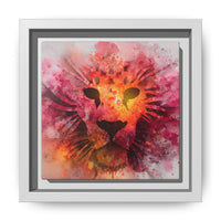 Vibrant Lion Artwork – Bold Watercolor Print