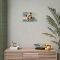 Calming Canine Portrait - Serene Dog Art Print