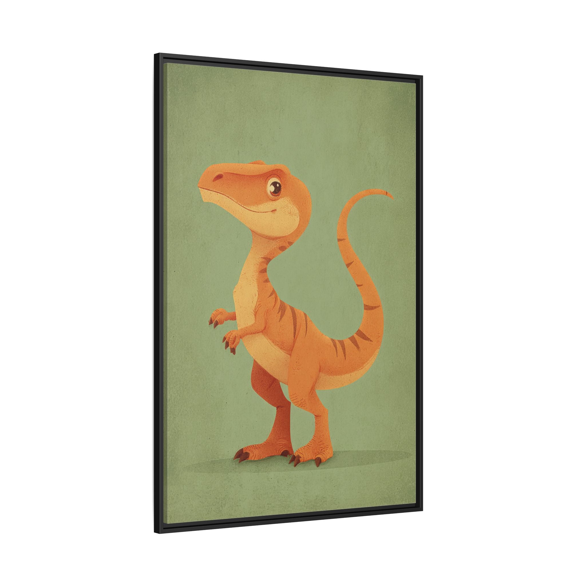 Whimsical Dinosaur Illustration Art for Kids' Rooms