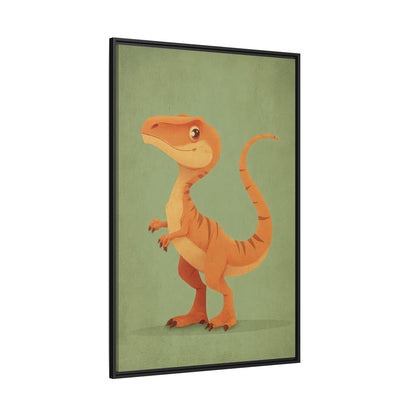 Whimsical Dinosaur Illustration Art for Kids' Rooms