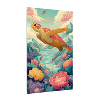 Vibrant Turtle Art | Whimsical Nature Illustration