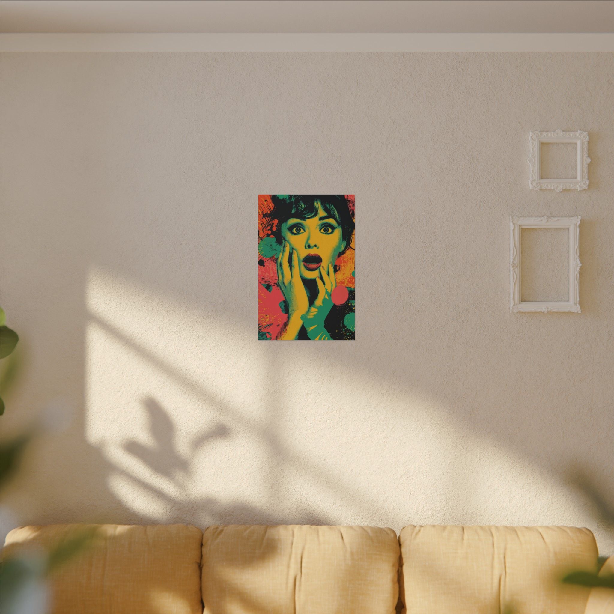 Surreal Pop Art Woman – Vibrant Modern Wall Art
