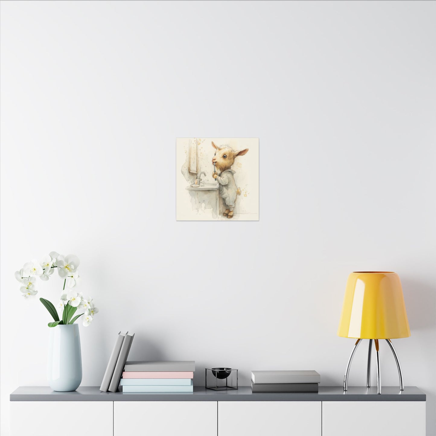 Whimsical Goat Art | Perfect for Children's Rooms