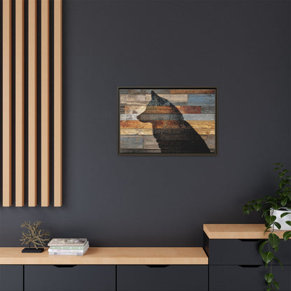 Rustic Wolf Silhouette Wall Art | Nature Inspired Decor