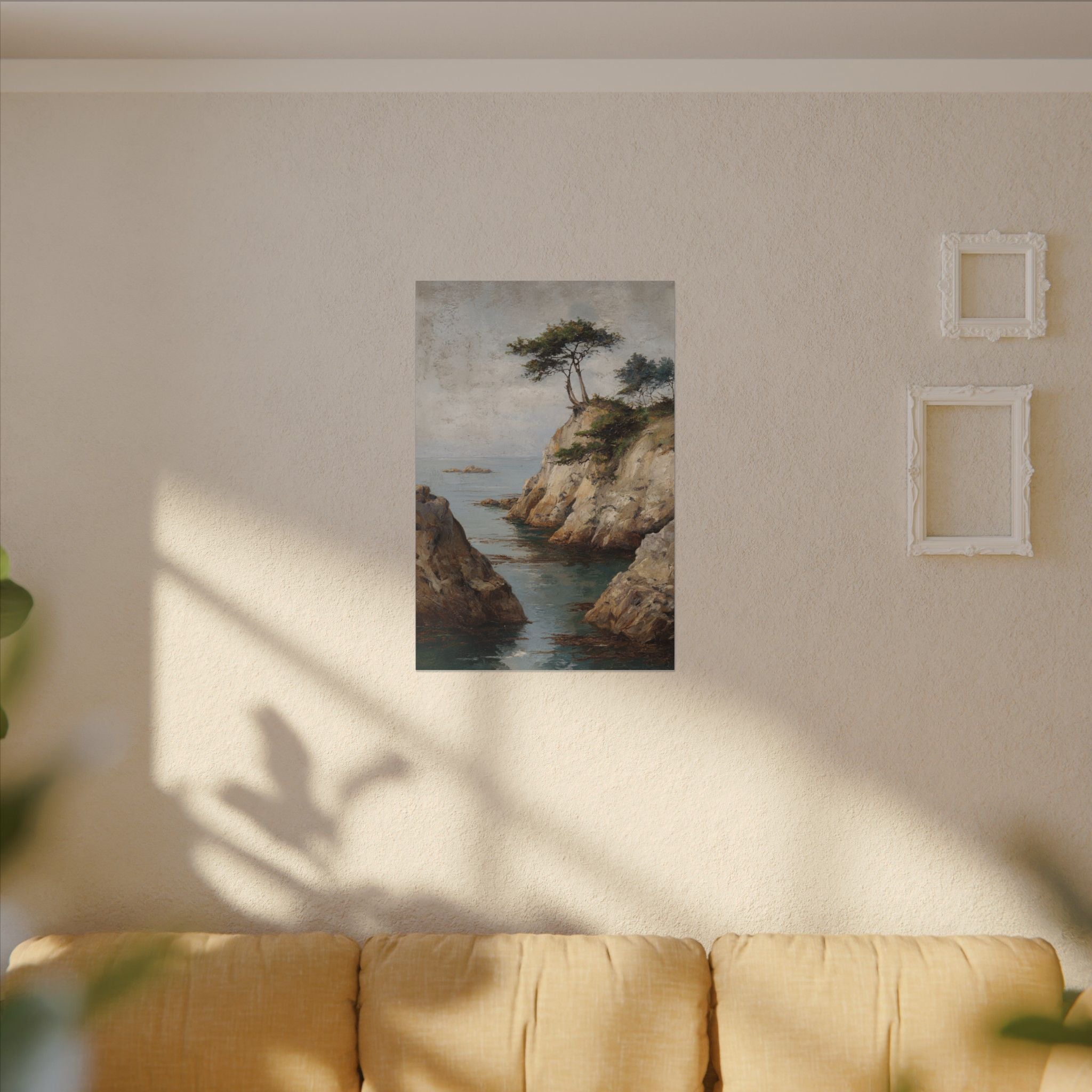 Tranquil Coastal Landscape Art - Soothing Wall Decor