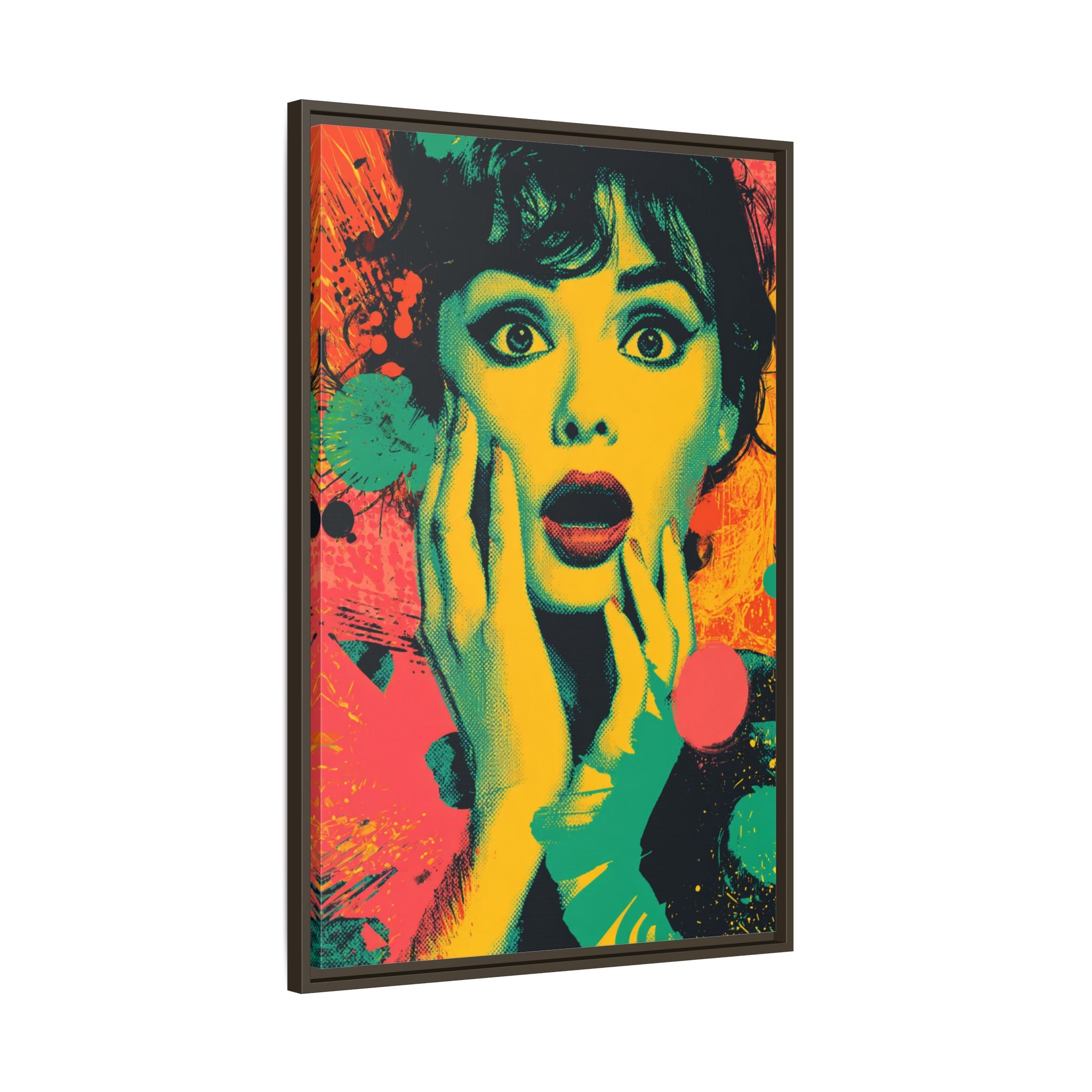 Surreal Pop Art Woman – Vibrant Modern Wall Art