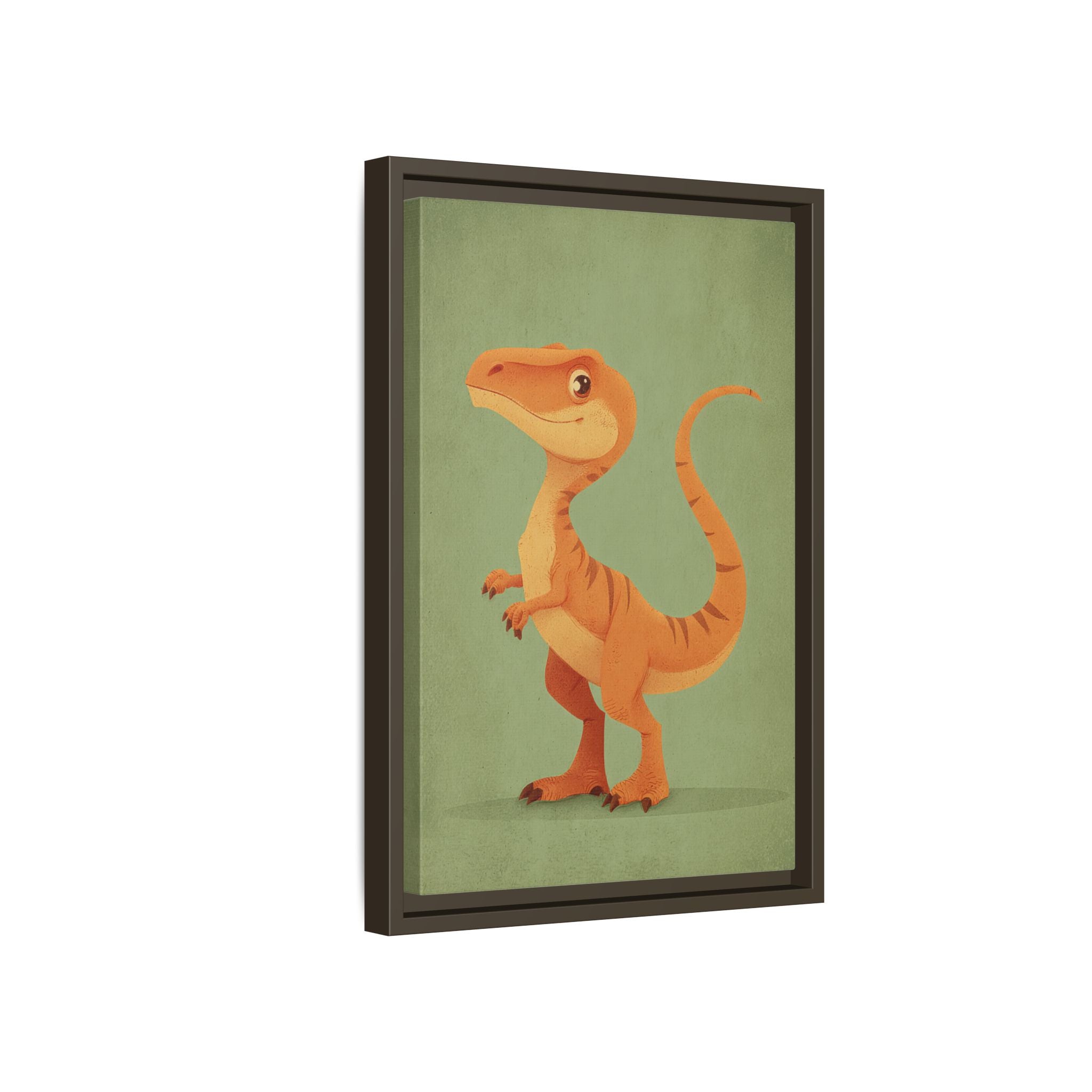 Whimsical Dinosaur Illustration Art for Kids' Rooms