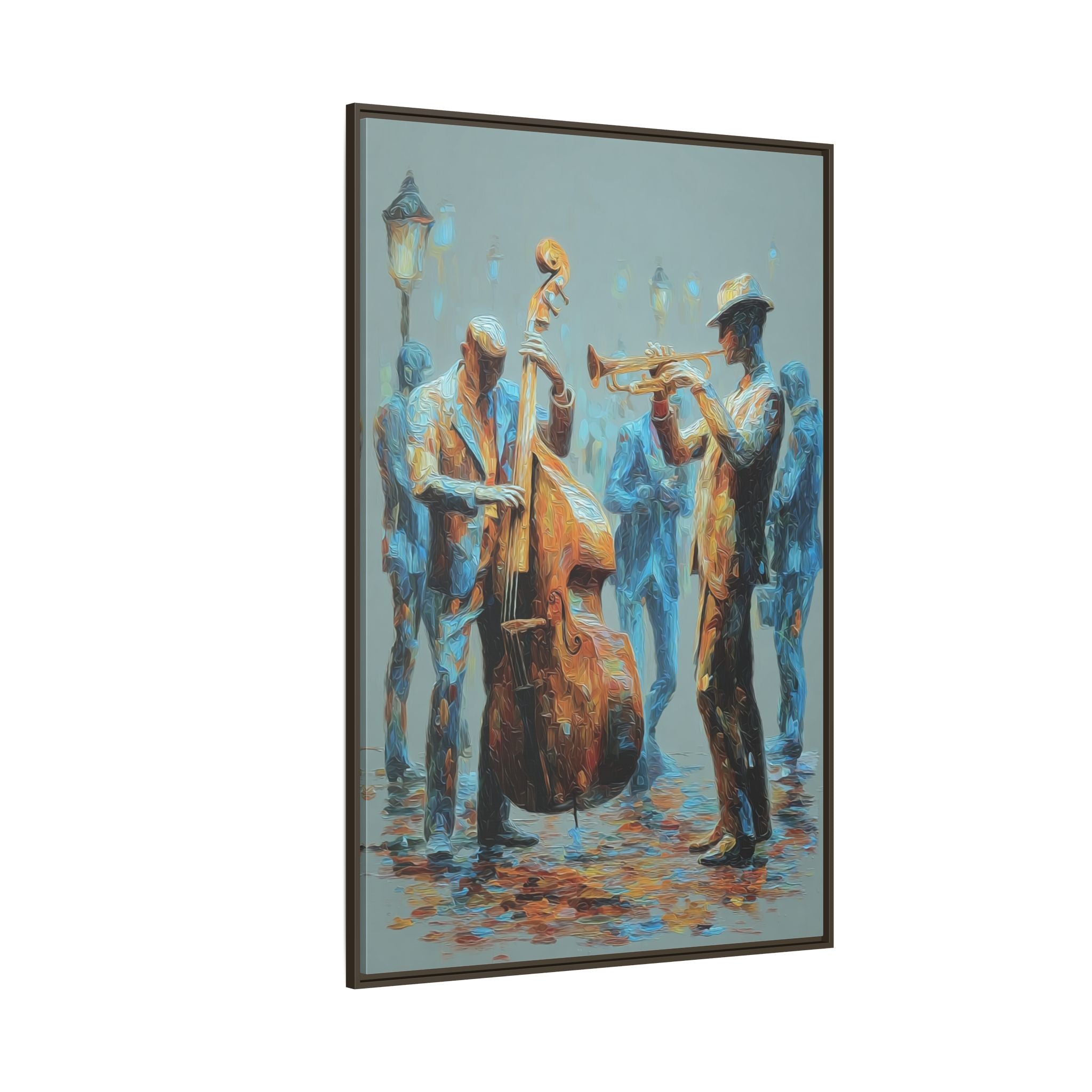 Colorful Jazz Musicians Art for Music Enthusiasts