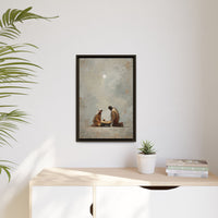 Nativity Scene Art Print - Warm Family Vibes